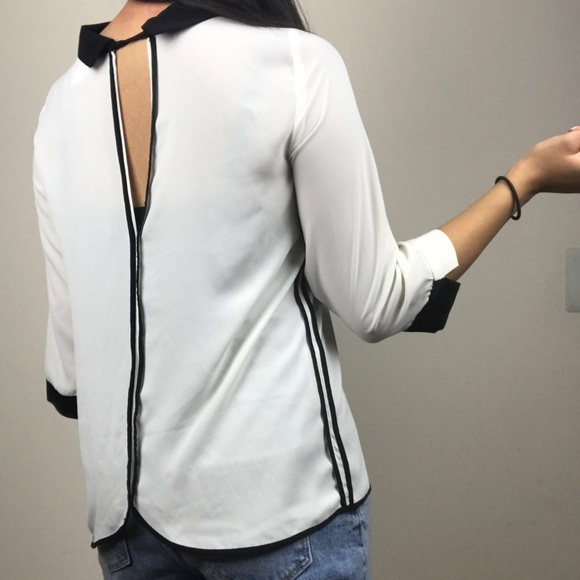 Zara cream blouse - Picture 6 of 8